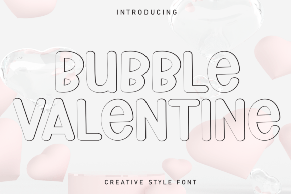 Bubble Valentine: The Sweet Scribbles Display Font