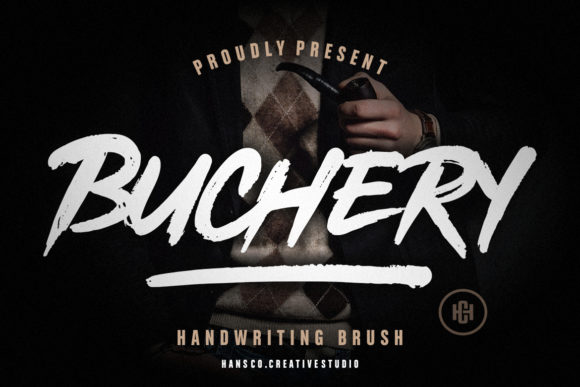 Buchery: The Handwritten Font with Bold, Raw Character