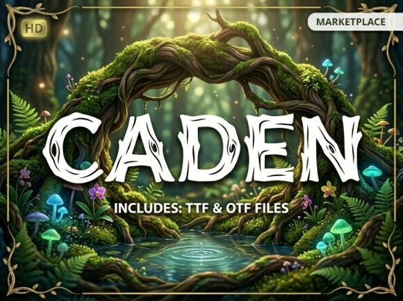 Caden: A Display Typeface for Unforgettable Branding