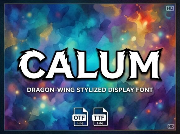 Calum: An Avant-Garde Font for Bold, Artistic Designs