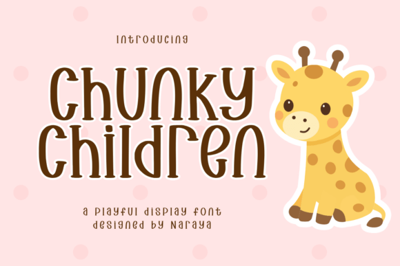 Chunky Children: A Font That Feels Like a Friendly Wave