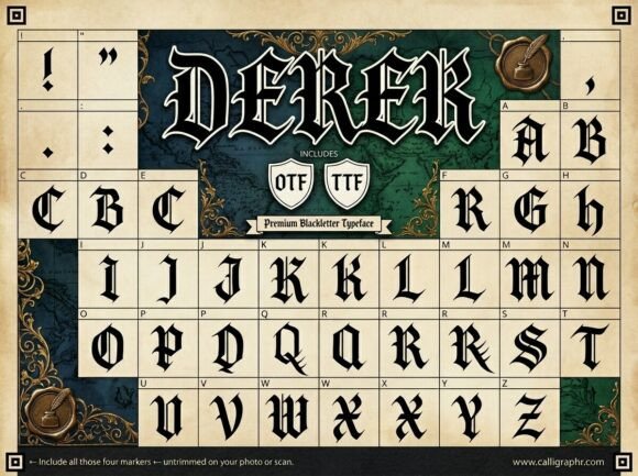 Derek: A Decorative Typeface for Bold Branding