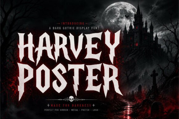 Harvey Poster: The Bold Gothic Display Typeface