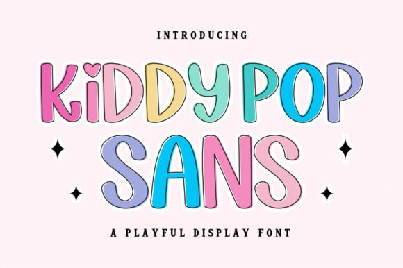 Kiddy Pop Sans: A Playful Handwritten Font for Creative Projects