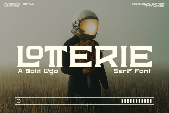 Lotterie Font: Bold Futurism Meets Typographic Precision