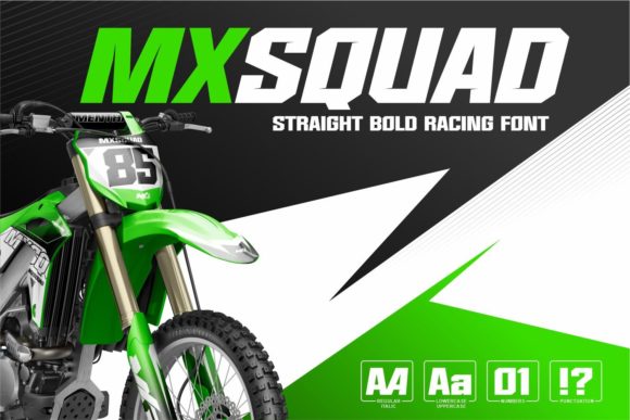 Mxsquad: The Bold Display Font for Dynamic Brands