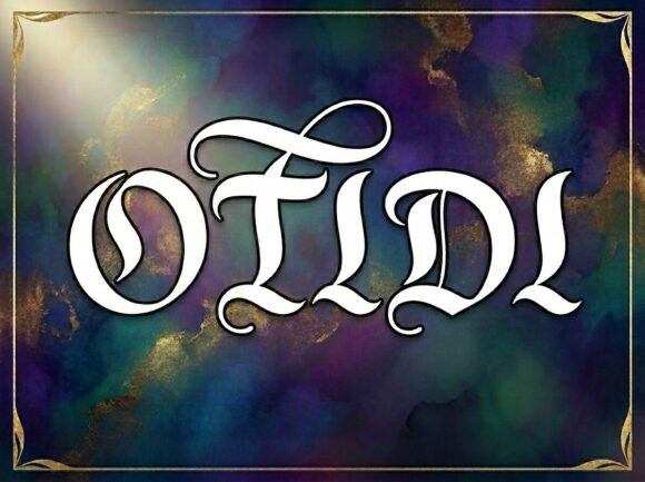 Otidi: A Creative Font for Bold Design Statements