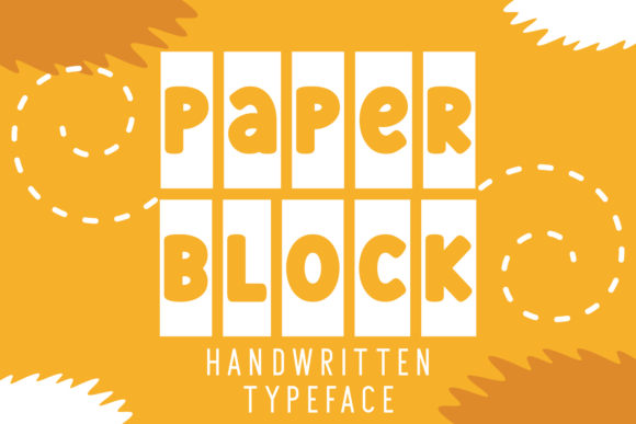 Paper Block: A Creative Font for Fresh, Modern Designs