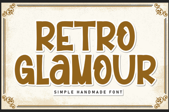 Retro Glamour: A Handwritten Font for Elegant Designs