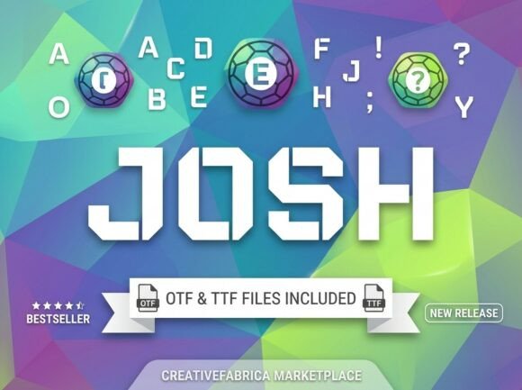 Score Big with Josh: The Ultimate Soccer Display Font
