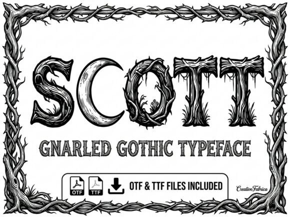 Scott: A Display Font with a Visual Punch
