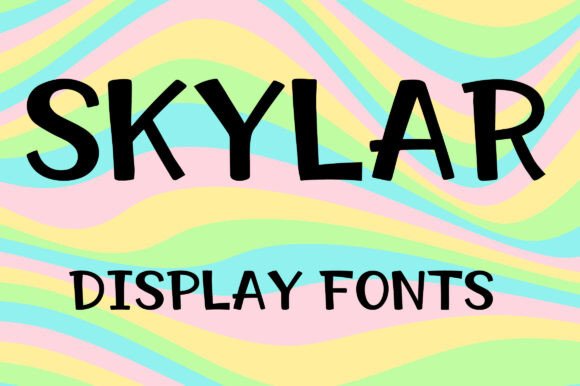 Skylar: The Playful Display Font for Modern Brands