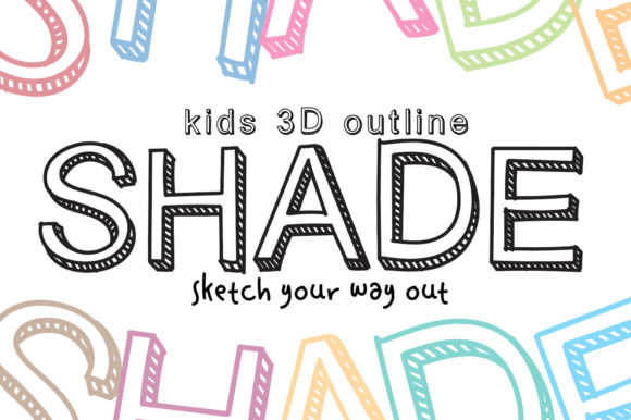 Why Kids 3D Outline Shade Is Your Secret Weapon for Whimsical Design